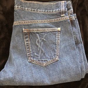 Saint Laurent denim jeans, slight flare